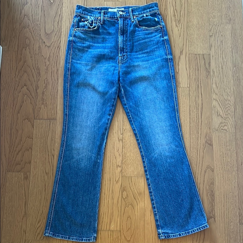 Mother jeans high waisted with kick flare - size 27